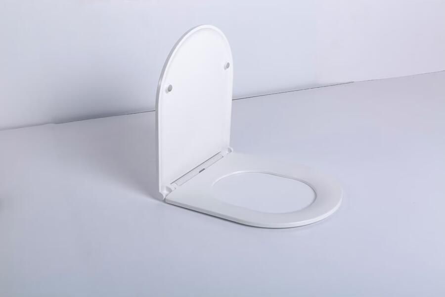 SaniClear Toiletzitting Jama Flatline 2 | Softclose | Duroplast | Wit glans