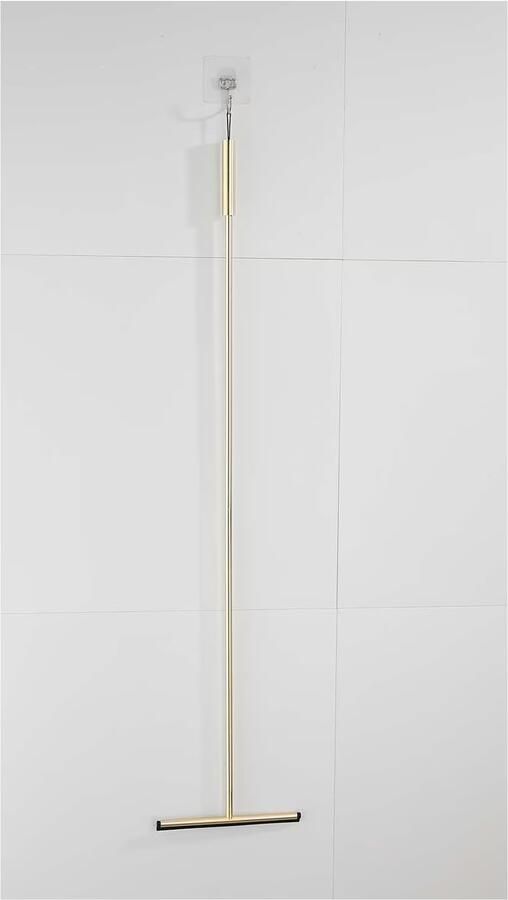 SaniClear Vloerwisser Academy | 120 cm | Messing | Rond | Geborsteld messing mat goud - Foto 3