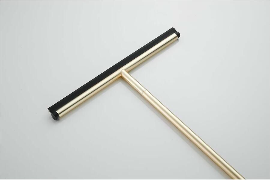 SaniClear Vloerwisser Academy | 120 cm | Messing | Rond | Geborsteld messing mat goud - Foto 2