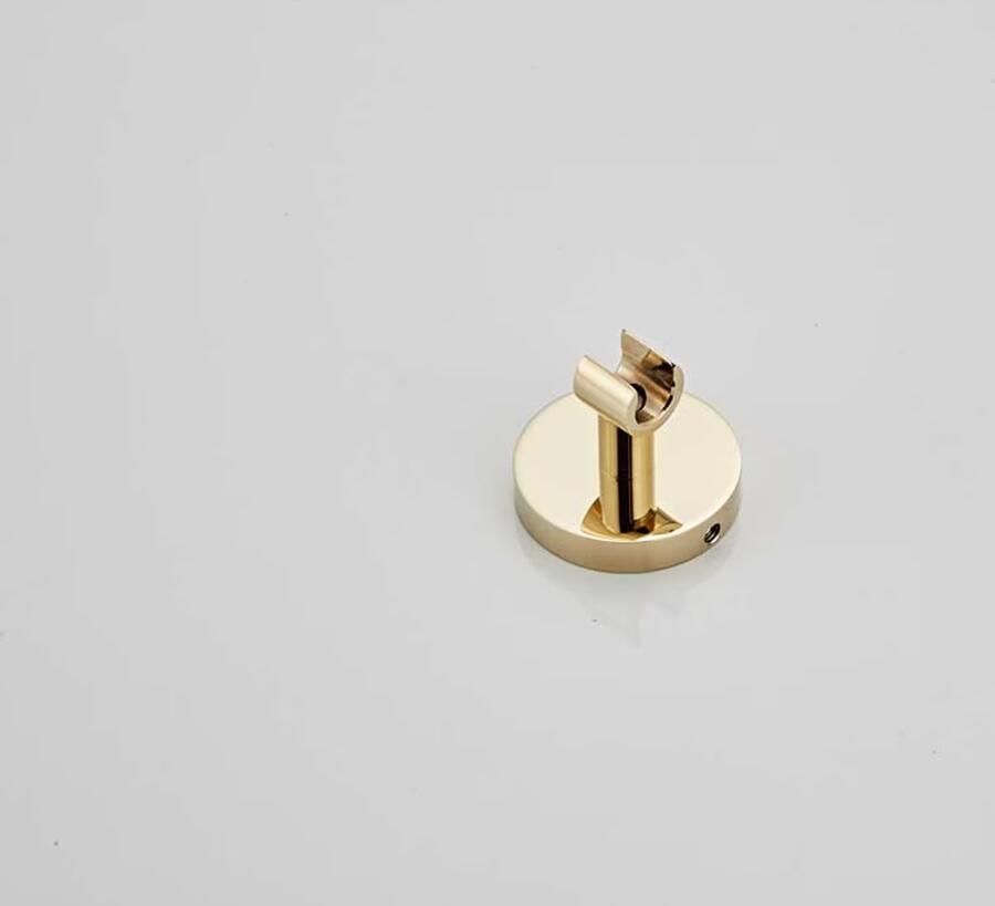 SaniClear Vloerwisser Dorado | Incl.Wandbevestiging | Messing | Rond | Goud glans