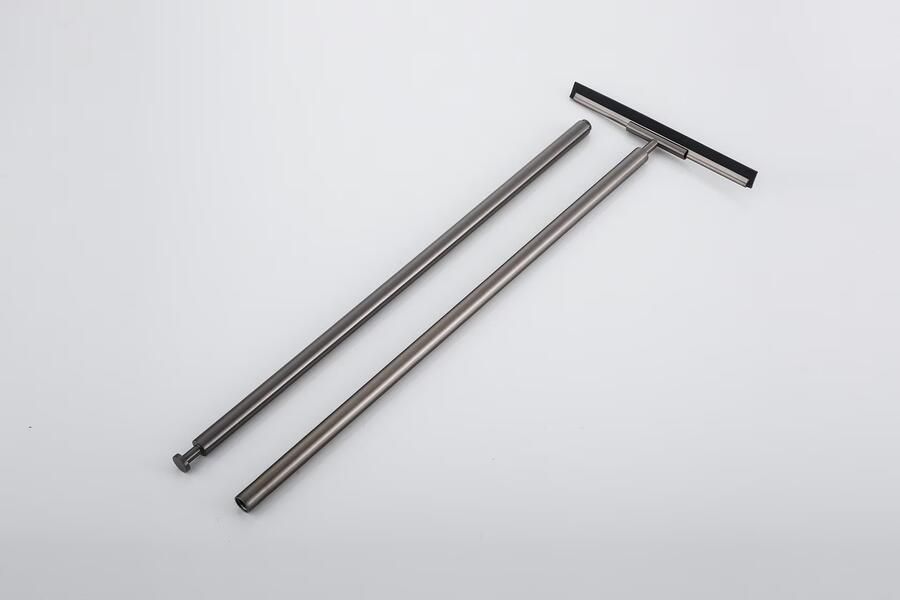 SaniClear Vloerwisser Iron | Incl.Wandbevestiging | Messing | Rond | Verouderd ijzer Verouderd ijzer gunmetal - Foto 3