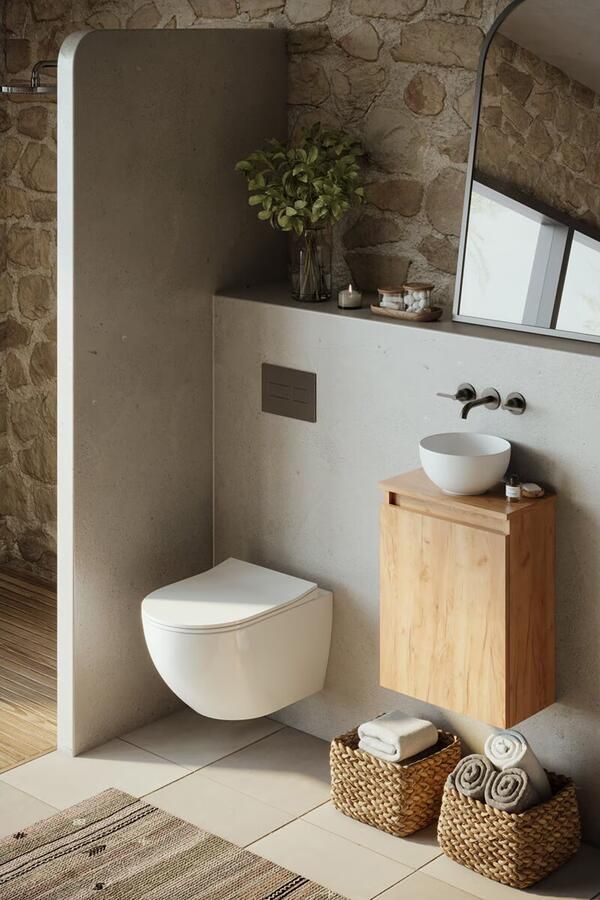 SaniClear Waskom Micro | 23 cm | Keramiek | Vrijstaand | Rond | Wit Mat - Foto 2