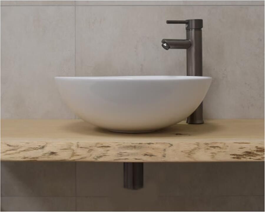 SaniClear Waskom Raja | 40 cm | Keramiek | Vrijstaand | Rond | wit glans - Foto 2