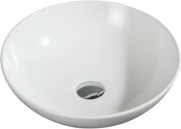 SaniClear Waskom Raja | 40 cm | Keramiek | Vrijstaand | Rond | Wit - Foto 3