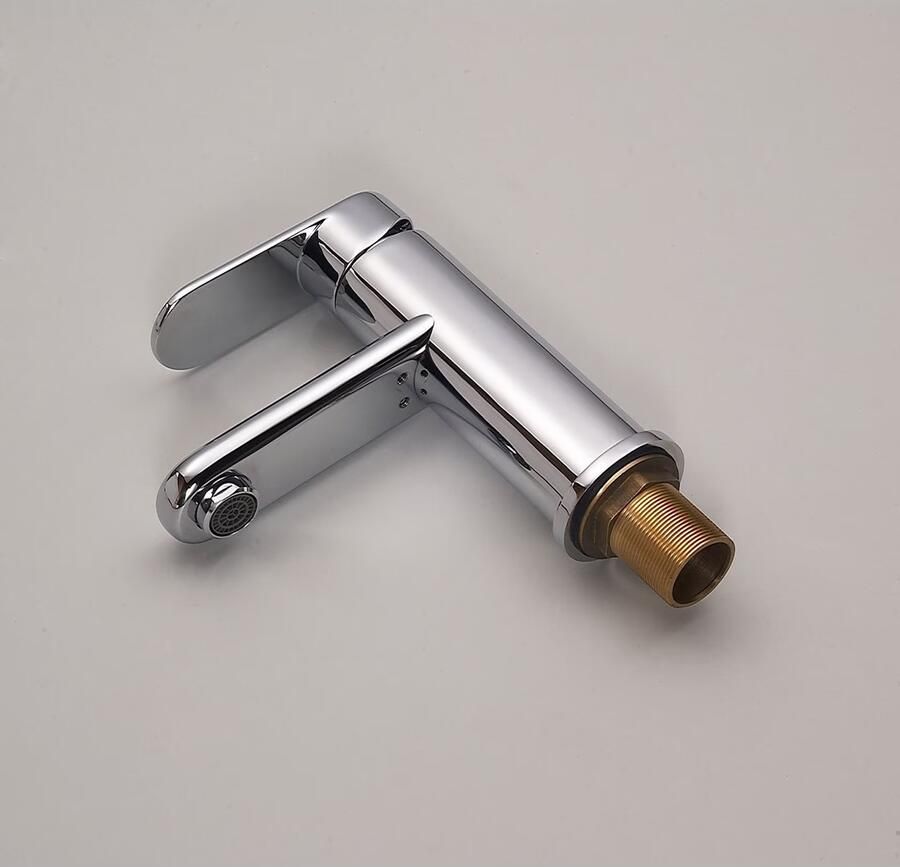 SaniClear Wastafelkraan Antali | Opbouw | Mengkraan | Standaard model | 1-hendel | Rond | chroom