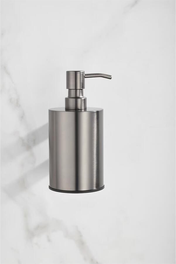 SaniClear Zeepdispenser Academy | Wandmontage | Messing | Rond | Verouderd ijzer Gunmetal - Foto 3