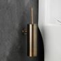 SaniClear Toiletborstel Antique | Wandmontage | Messing | Rond | Messing verouderd - Thumbnail 1