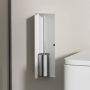 SaniClear Toiletborstelset Hide | Inbouw | Mat wit - Thumbnail 1