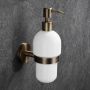 SaniClear Zeepdispenser Antique | Wandmontage | Messing | Rond | Verouderd messing - Thumbnail 1