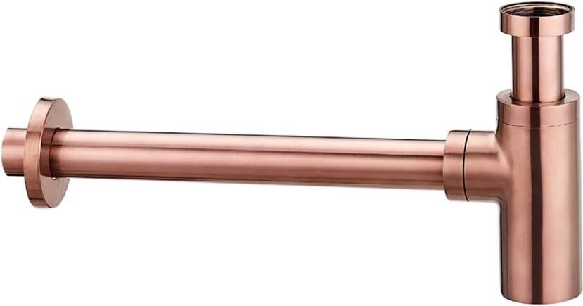Sanisupply design sifon 5 4" messing brons
