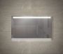Sanisupply Badkamerspiegel Luca | 120x70 cm | Rechthoekig | Directe en indirecte LED verlichting | Drukschakelaar - Thumbnail 1