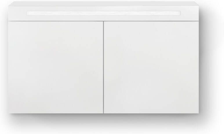 Sanisupply Spiegelkast Vigo | 120x70 cm | 2 Deuren | Directe LED verlichting | Wit