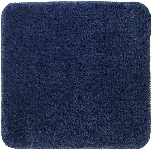 Sealskin Badmat Angora | 60x60 cm | Polyester | Donkerblauw