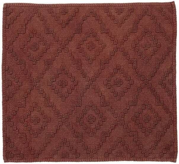 Sealskin Badmat Aztec | 60x60 cm | Katoen | Donkerroze