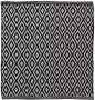 Sealskin Badmat Trellis | 60x60 cm | Katoen | Zwart - Thumbnail 1