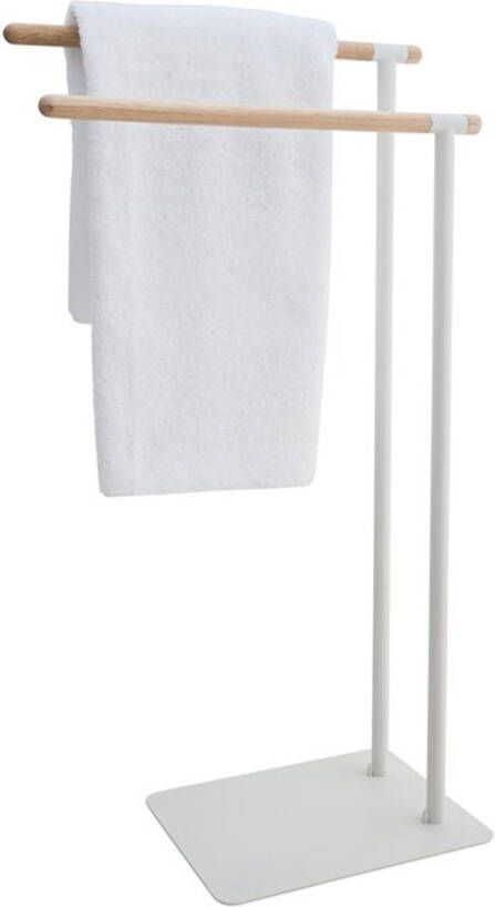 Sealskin Handdoek rek Brix | Vrijstaand | 43 cm | Dubbel | Wit
