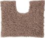 Sealskin Toiletmat Twist | 45x50 cm | Microfibre | Zand - Thumbnail 1