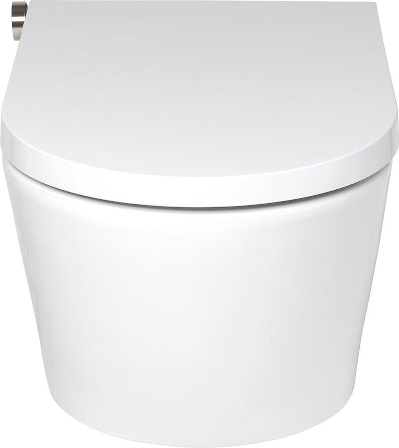 RapoWash Basic bidet toilet met zitting zonder spoelrand inclusief Geberit Sigma UP320 inbouwreservoir