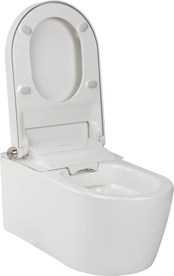 Solar Douchewc Sol Plus | 59.3 cm | Zonder spoelrand | Incl.toiletzitting | Keramiek | Wit glans - Foto 2