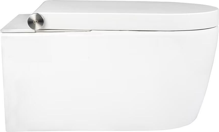 Solar Douchewc Sol Plus | 59.3 cm | Zonder spoelrand | Incl.toiletzitting | Keramiek | Wit glans