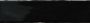 Sottocer Block Black Glossy wandtegel vintage look 8x30 cm zwart glans - Thumbnail 1