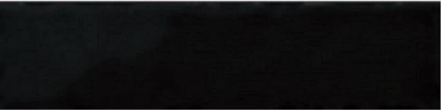 Sottocer Block Wandtegel | 7.6x30.2 cm | Mat Zwart