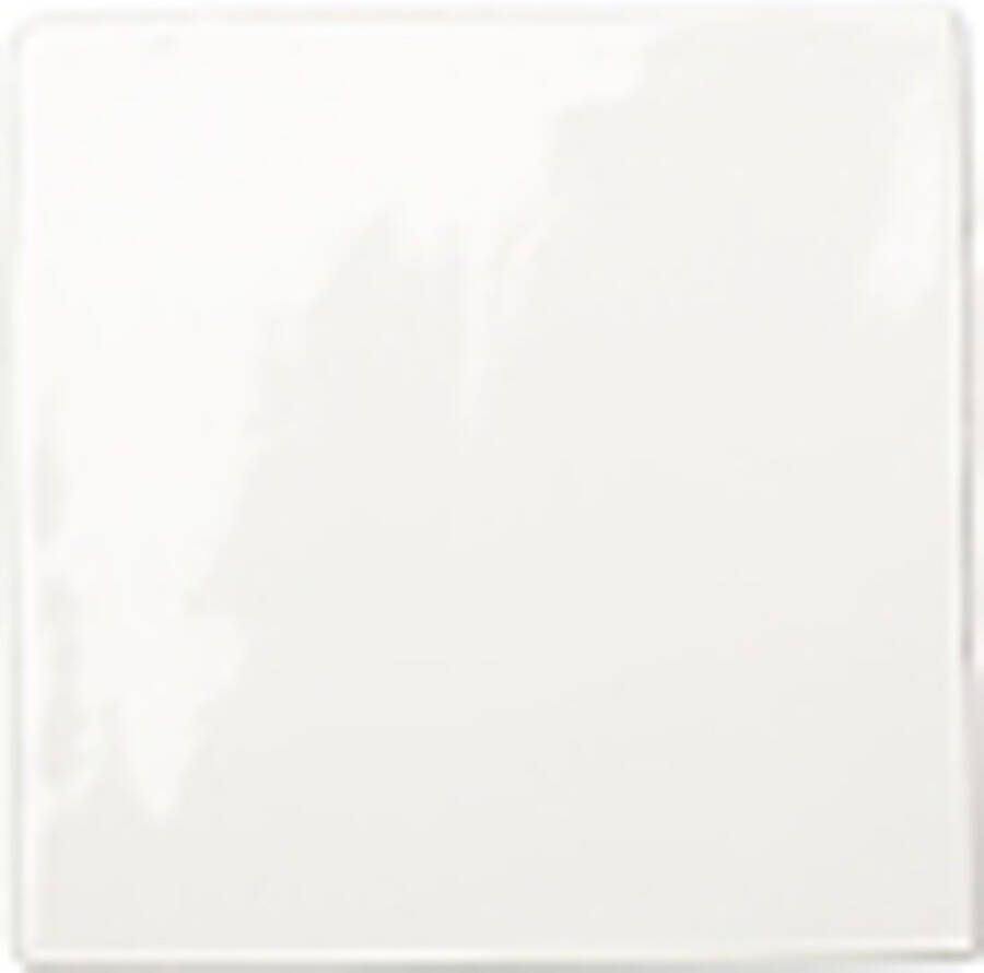 Sottocer Harmony Wandtegel | 15x15 cm | Glans Wit
