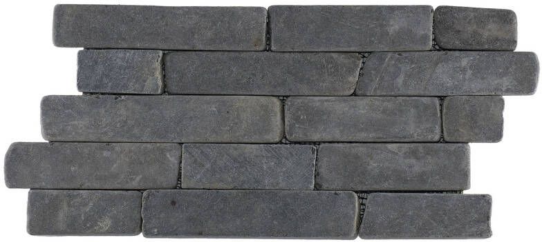 Stabigo Horizontal 30 Grey mozaiek 15x30 cm grijs mat