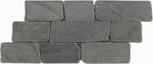Stabigo Horizontal 50 Grey mozaiek 15x30 cm grijs mat