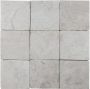 Stabigo Parquet 10x10 Cream Tumble mozaiek 30x30 cm creme mat - Thumbnail 1
