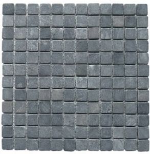 Stabigo Parquet 2.4x2.4 Light Grey Tumble mozaiek 30x30 cm grijs mat