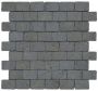 Stabigo Parquet 3.2x4.8 Sunset Brown Tumble mozaiek 30x30 cm bruin mat - Thumbnail 1