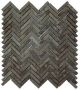 Stabigo Parquet Fishbone Vloer- en wandtegel | 30x30 cm | Natuursteenlook | Mat Bruin - Thumbnail 1