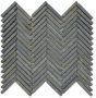 Stabigo Parquet F 1x7.3 Light Grey mozaiek 30x30 cm grijs mat - Thumbnail 1