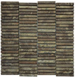 Stabigo Parquet V 1x7.3 Moccacino mozaiek 30x30 cm bruin mat