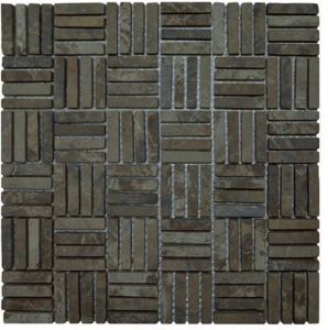 Stabigo Parquet VH 1x4.8 Moccacino mozaiek 30x30 cm bruin mat