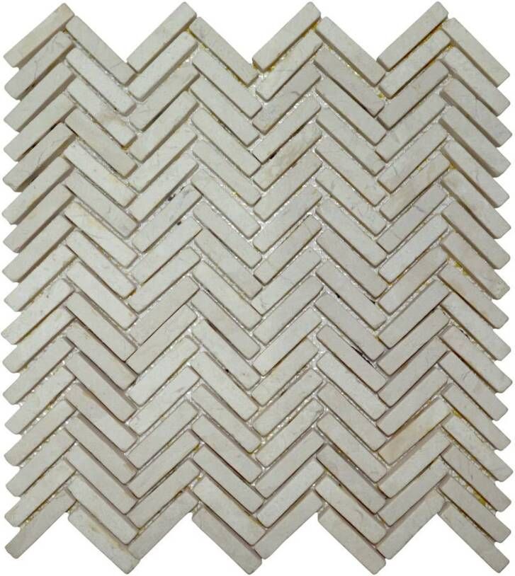 Stabigo Parquet Wandtegel | 30x30 cm |Creme