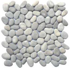 Stabigo Pebble Regular White mozaiek 30x30 cm multicolor mat