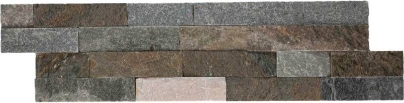 Stabigo Stone Panel Wandtegel | 15.5x50 cm | Slate |Grijs