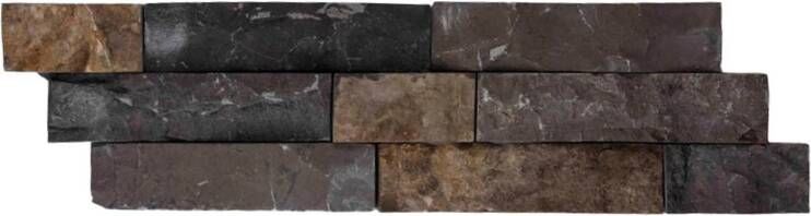 Stabigo Stone Panel Wandtegel | 15x50 cm |Bruin