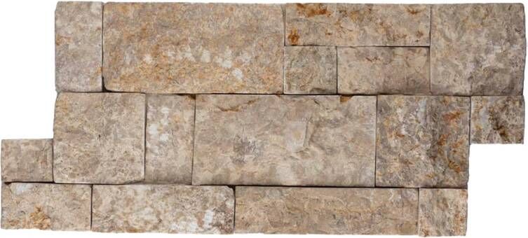 Stabigo Stone Panel Wandtegel | 25x50 cm |Creme