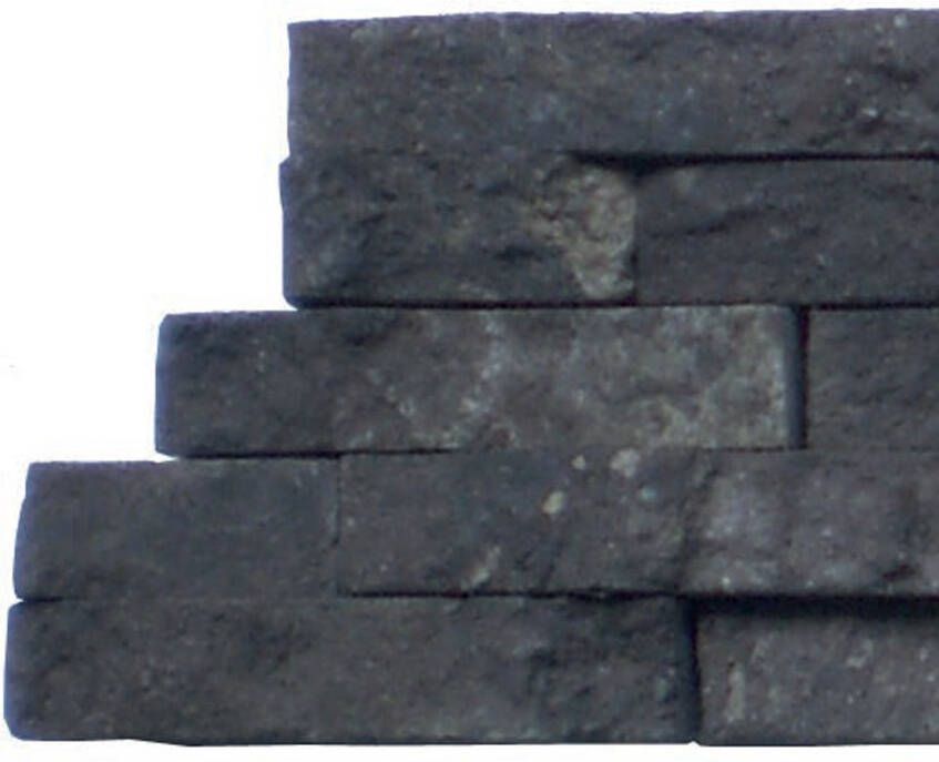 Stabigo Wall Cladding 03 Grey steenstrips 10x50 cm grijs mat