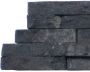 Stabigo Wall Cladding 03 Grey steenstrips 10x50 cm grijs mat - Thumbnail 1