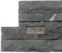 Stabigo Wall Cladding 04 Grey Brown steenstrips 20x50 cm grijs mat - Thumbnail 1