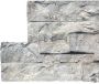 Stabigo Wall Cladding 04 Pastel Grey steenstrips 20x50 cm pastel mat - Thumbnail 1