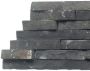 Stabigo Wall Cladding 05 Grey Brown steenstrips 10x50 cm grijs mat - Thumbnail 1