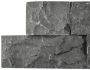 Stabigo Wall Cladding 08 Grey steenstrips 15x50 cm grijs mat - Thumbnail 1
