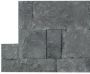 Stabigo Wall Cladding 10 Grey steenstrips 25x50 cm grijs mat - Thumbnail 1