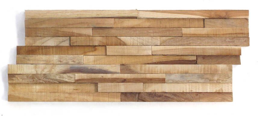 Stabigo Wood panels 30 DK houtpaneel 20x50 cm bruin mat