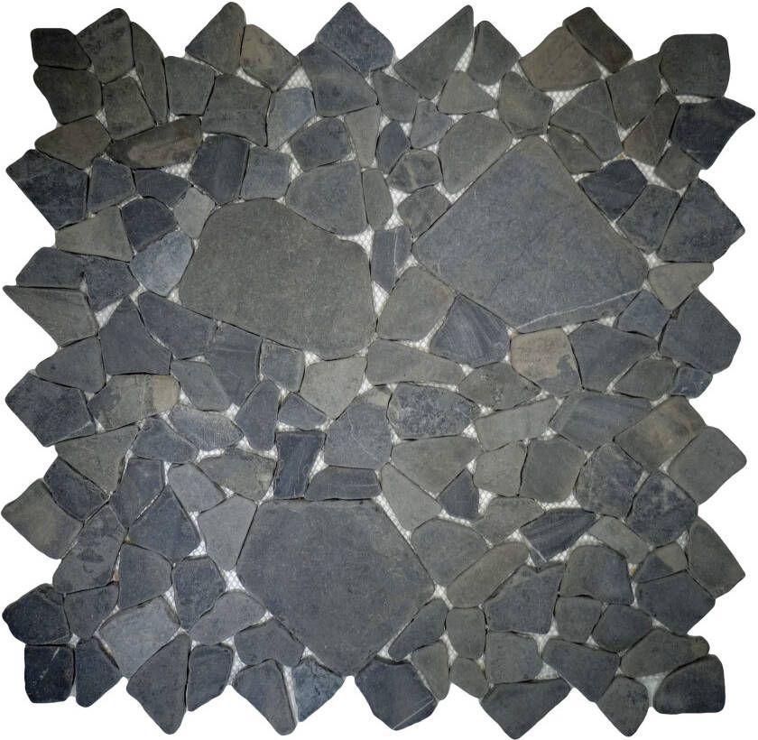 Stabigo XL Grey mozaiek 50x50 cm grijs mat